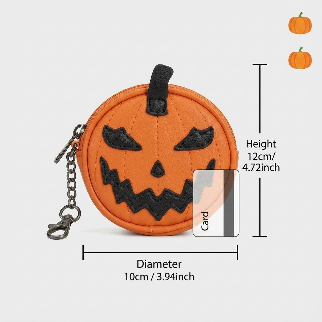 PumpkinPurse™ Jack-O'-Lantern Coin Purse