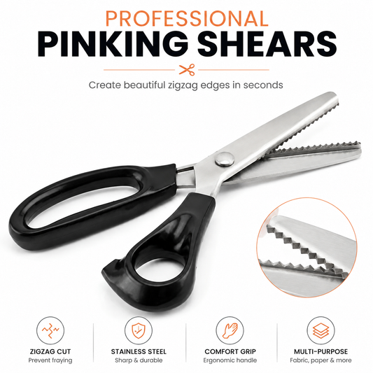 ✂️ Professional Zigzag Pinking Shears