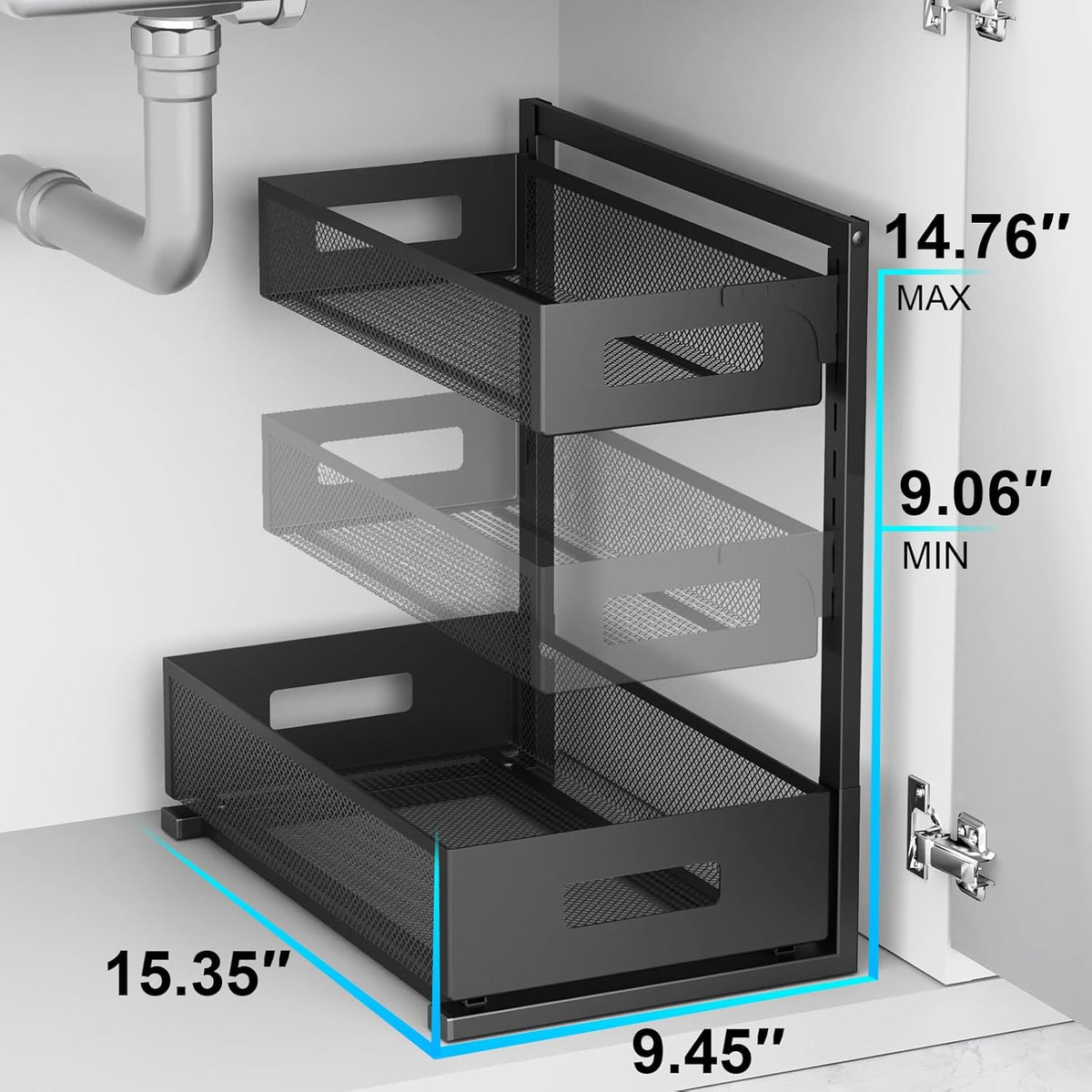 TidySlide™ — Small Space, Big Relief. No More Digging