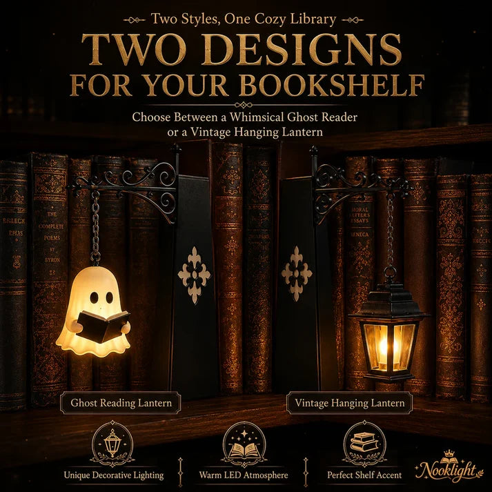 NookSpirit™ — One Little Ghost. Your Shelf, Reborn as a Sanctuary.