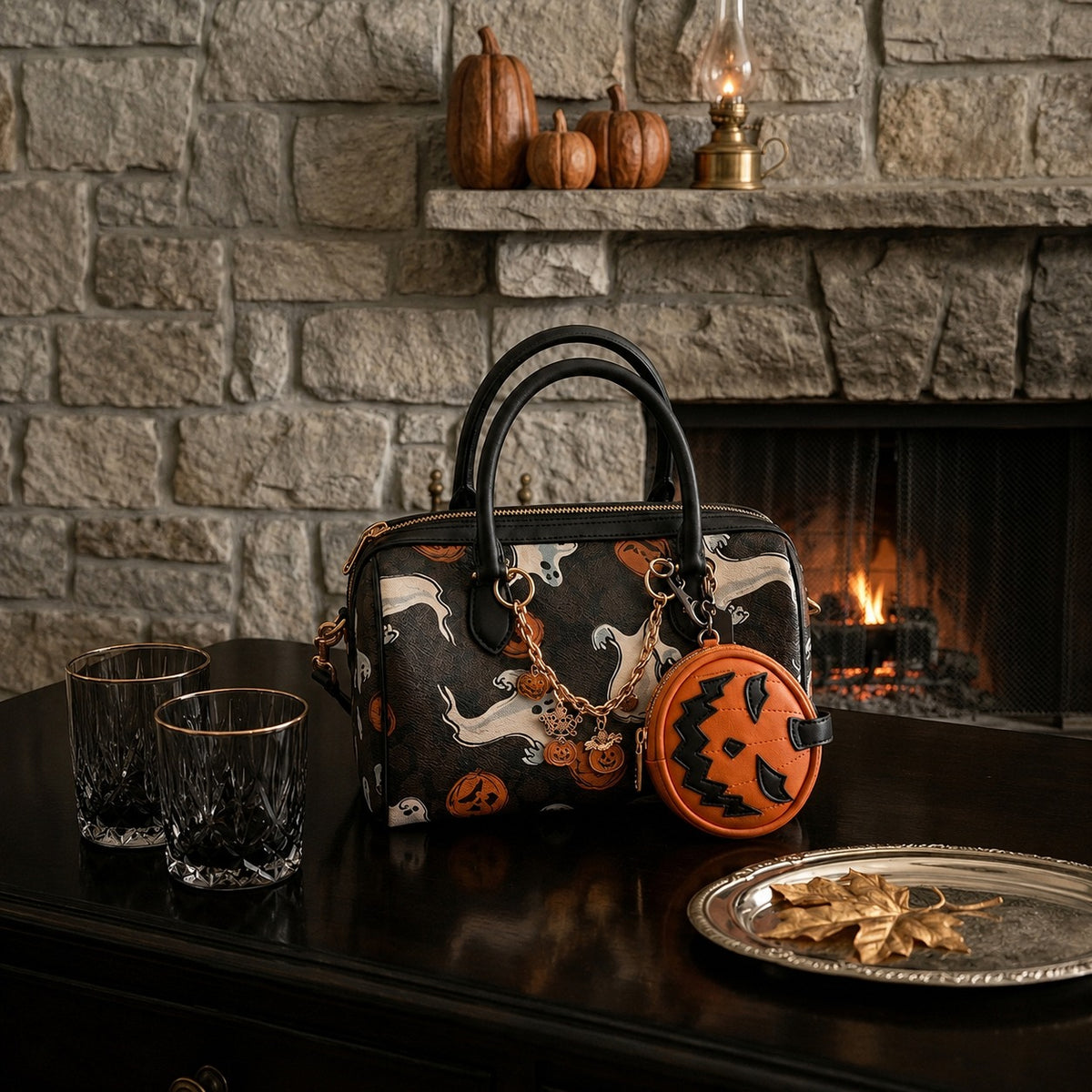 PumpkinPurse™ Jack-O'-Lantern Coin Purse