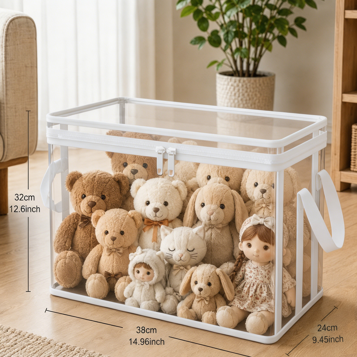 🔥Last Day 50% OFF🎁 Transparent Large-Capacity Storage Bag
