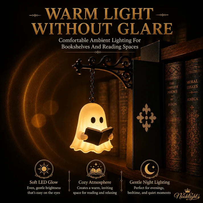 NookSpirit™ — One Little Ghost. Your Shelf, Reborn as a Sanctuary.