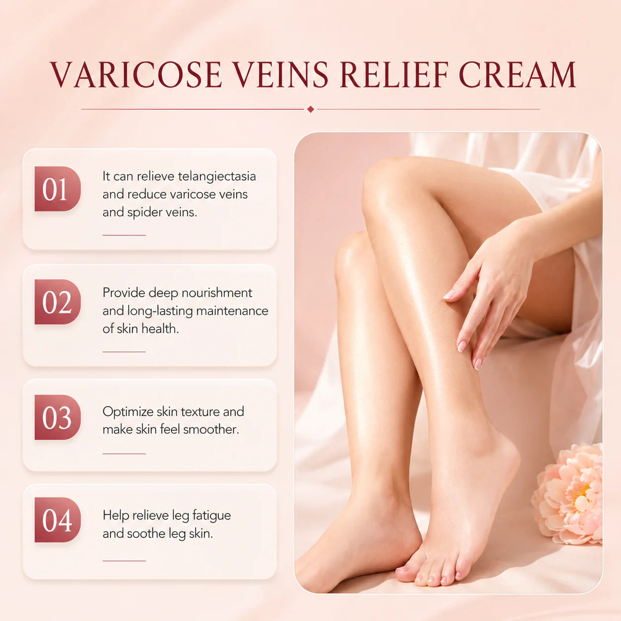 Varicose Veins Relief Cream for Legs