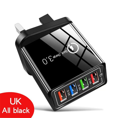 PowerHub™ 4-Port Travel Charger 3.0 + AI Performance Boost
