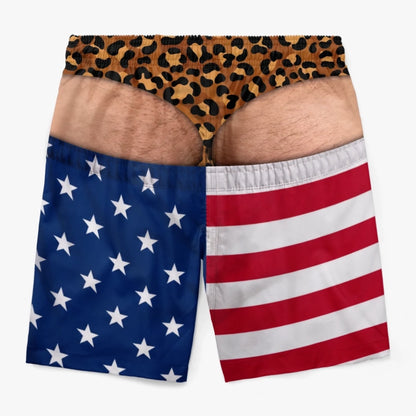 Patriotic Men Swim Trunks — The Prank That Never Gets Old