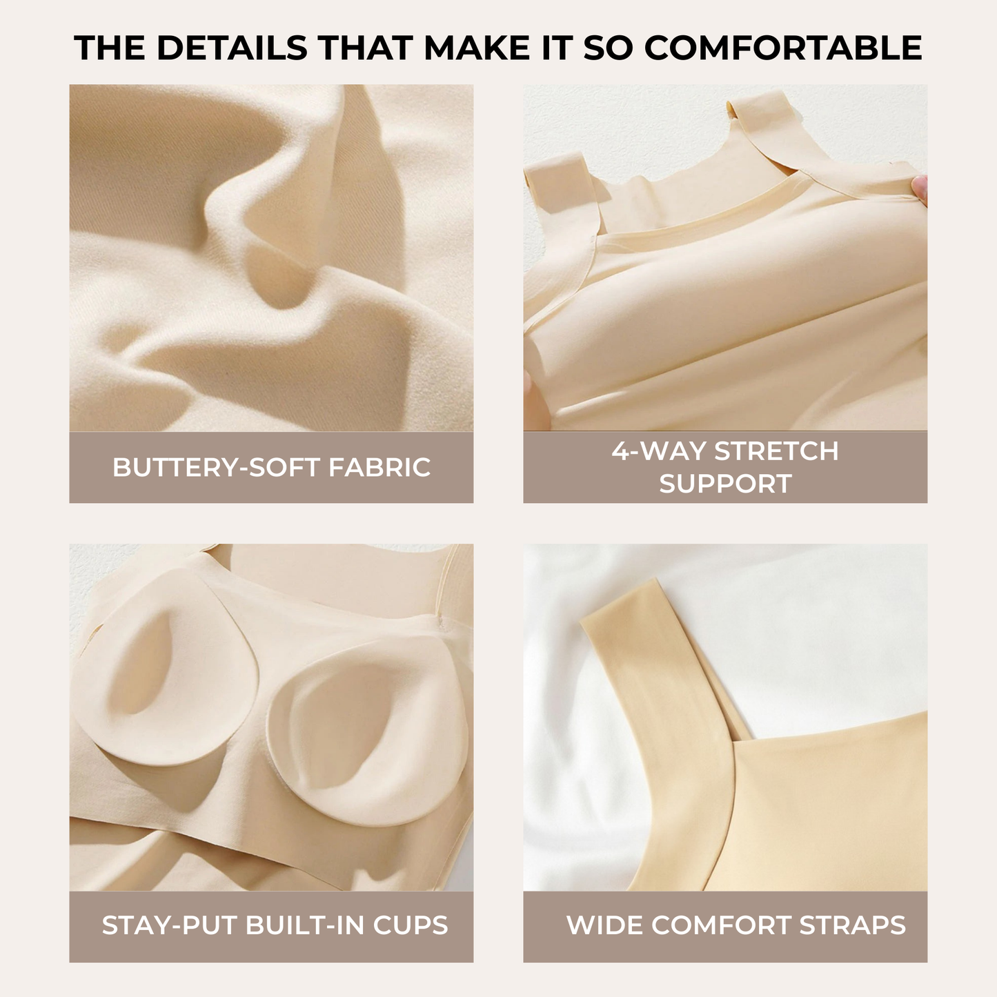 Built-In Bra Comfort Tank