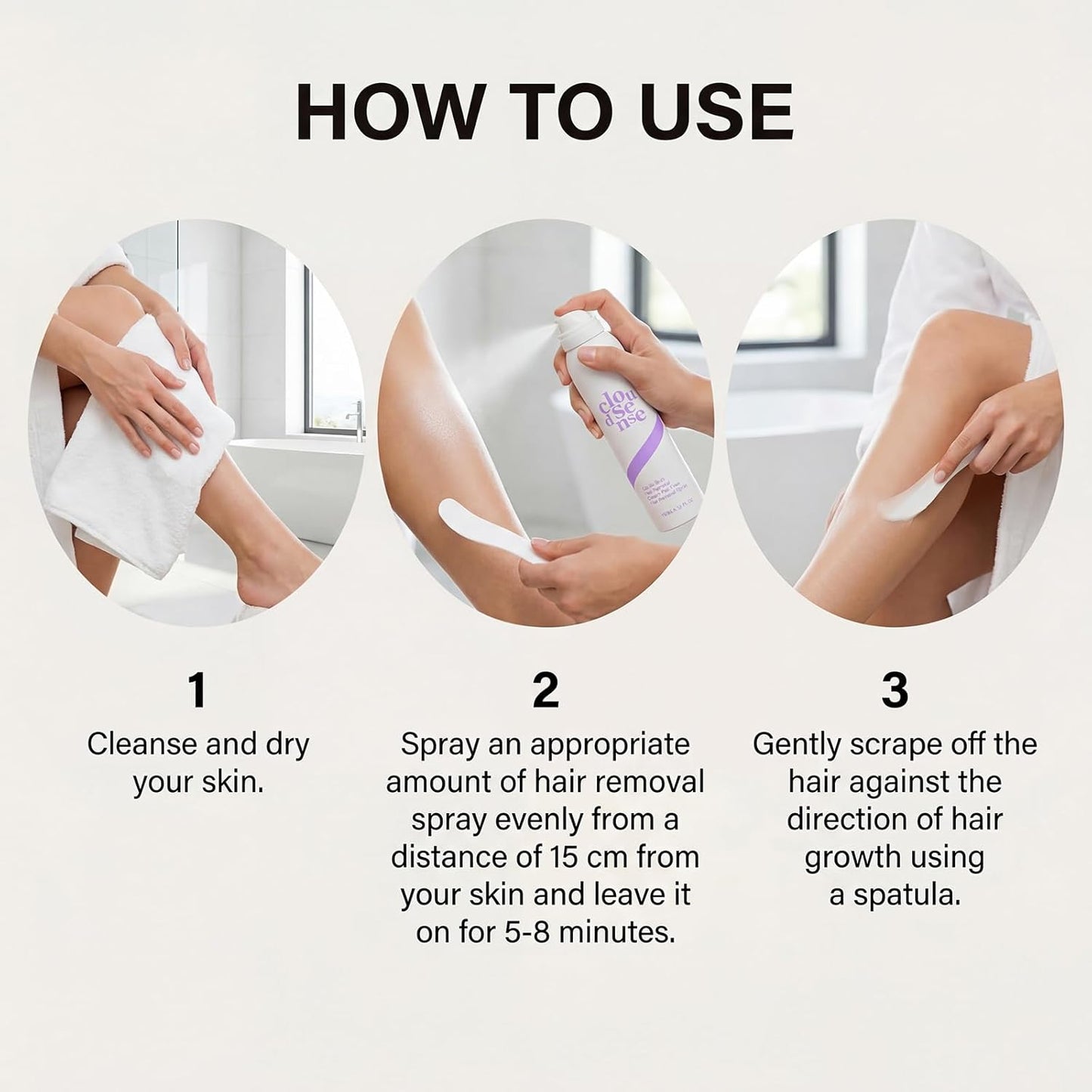 Bikini Pain-Free Hair Removal Cream for Sensitive Skin