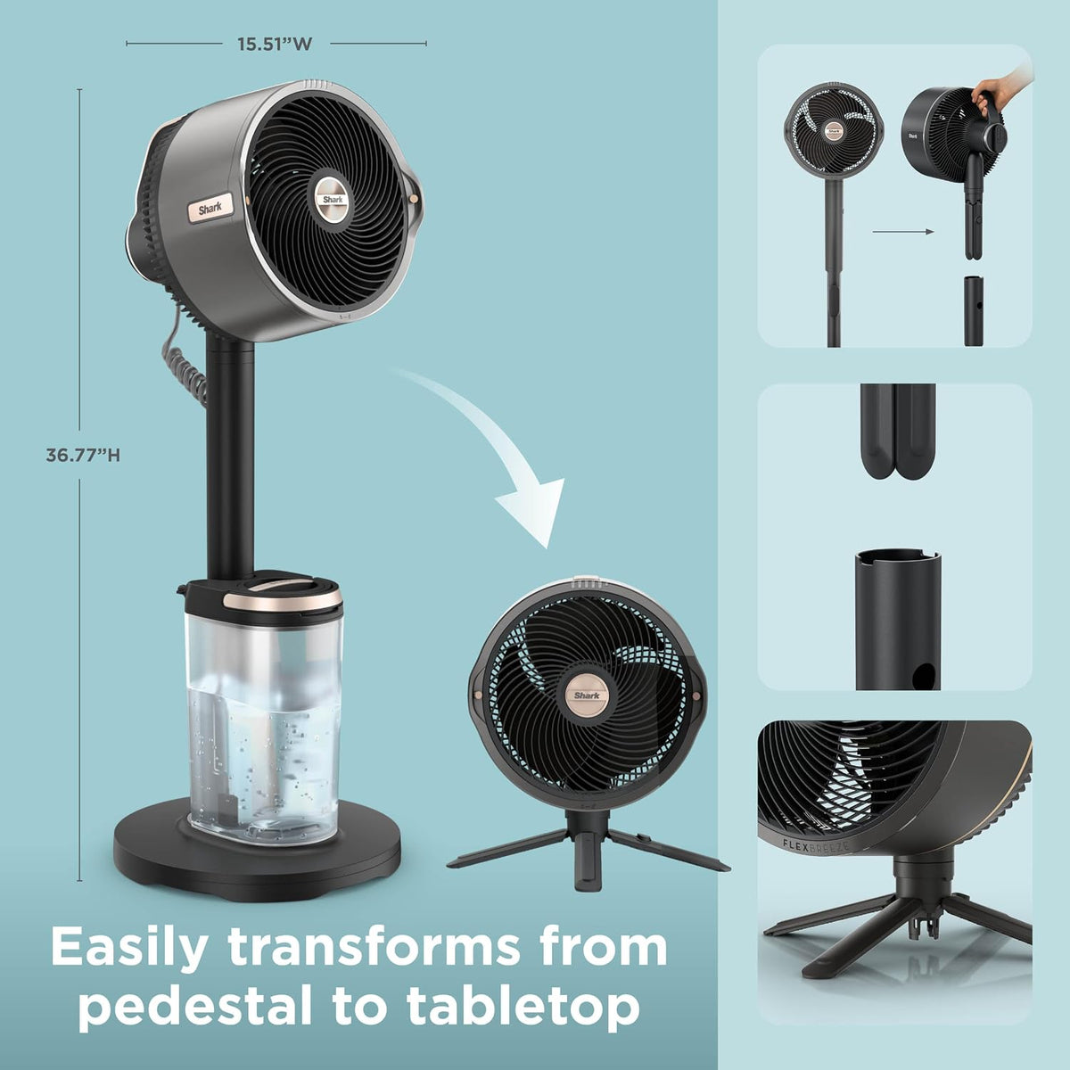 Shark FlexBreeze Pro Mist — Beat the Heat, Indoors or Out