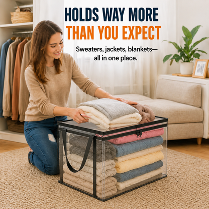 🔥Last Day 50% OFF🎁 Transparent Large-Capacity Storage Bag