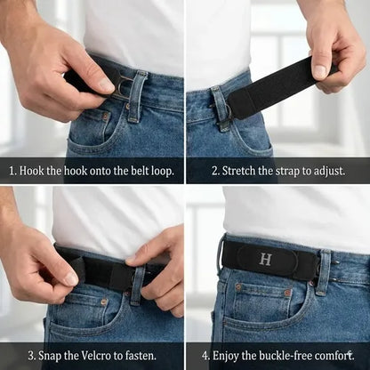 BeltBro Pro Elastic Belt – No Buckle. No Pain. No More Adjusting.