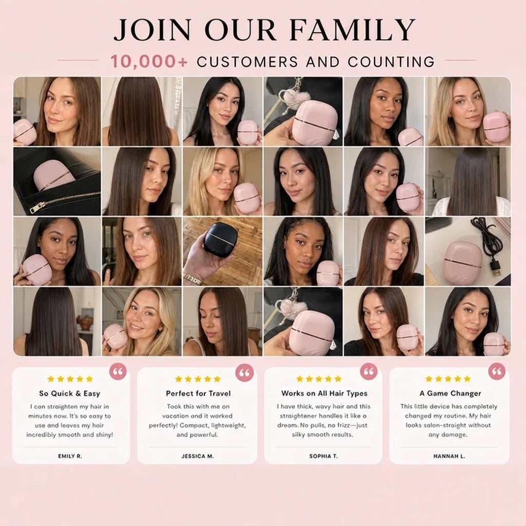 Cordless Straightening Comb | Smooth Hair Anywhere