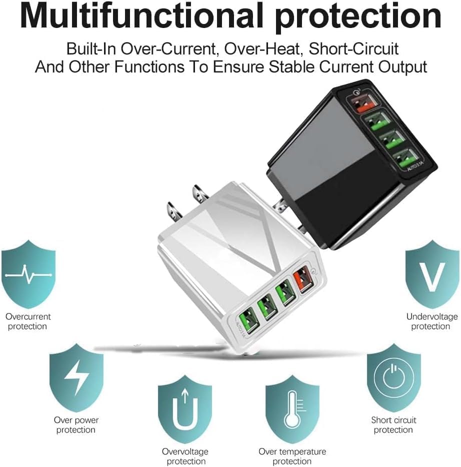 PowerHub™ 4-Port Travel Charger 3.0 + AI Performance Boost