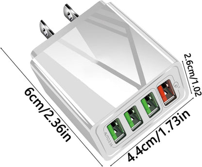 PowerHub™ 4-Port Travel Charger 3.0 + AI Performance Boost