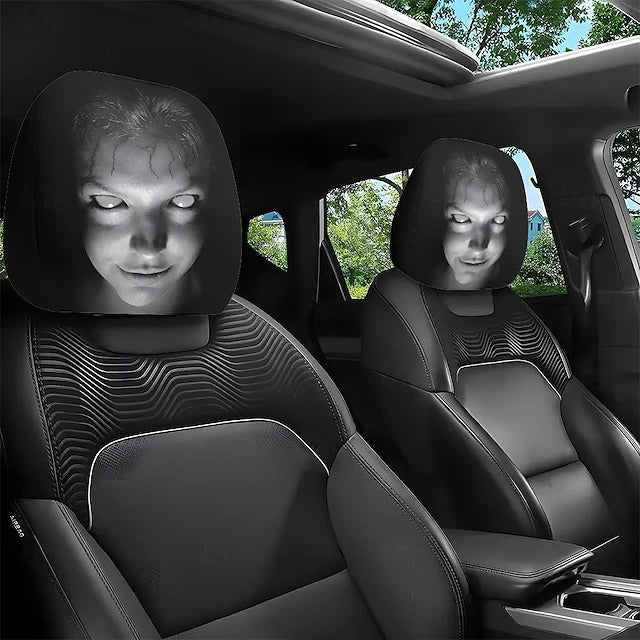 BooBuddy™ – Spooky Car Headrest Cover