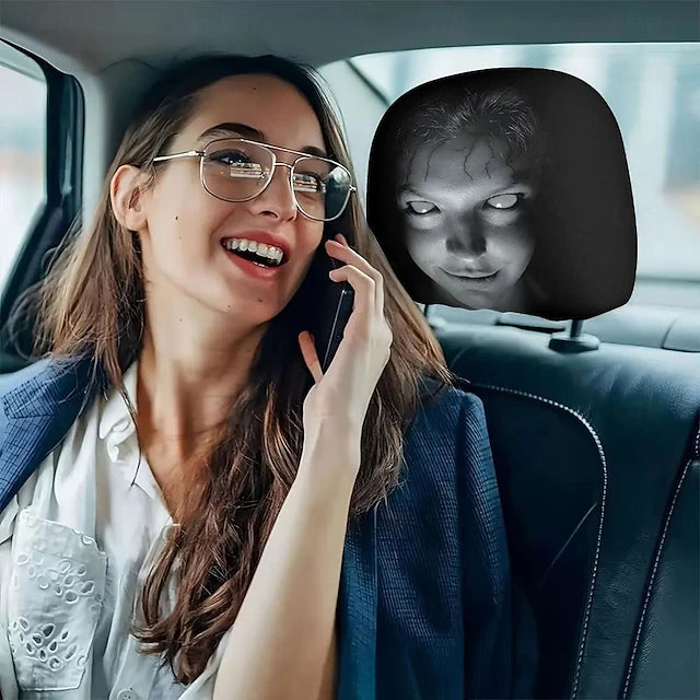 BooBuddy™ – Spooky Car Headrest Cover