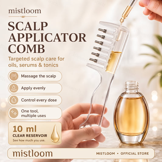 Refillable Scalp Serum Applicator Comb