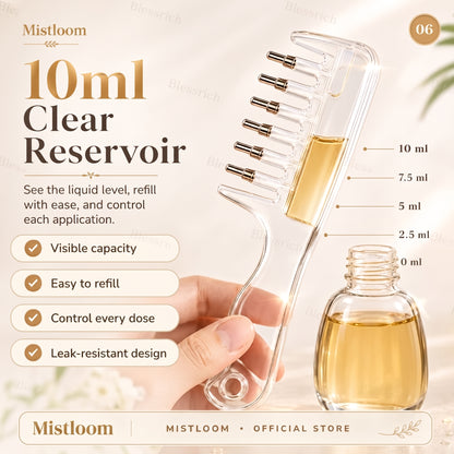 Refillable Scalp Serum Applicator Comb