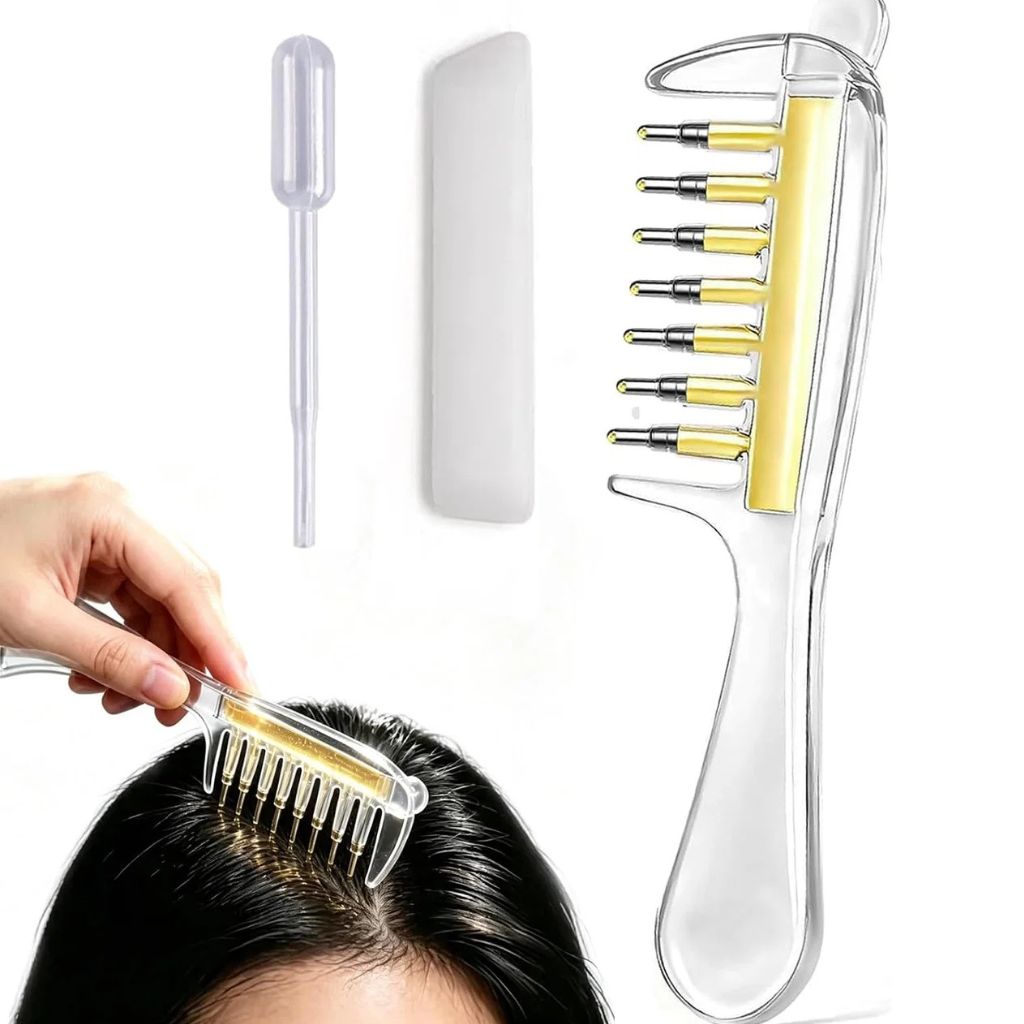 Refillable Scalp Serum Applicator Comb
