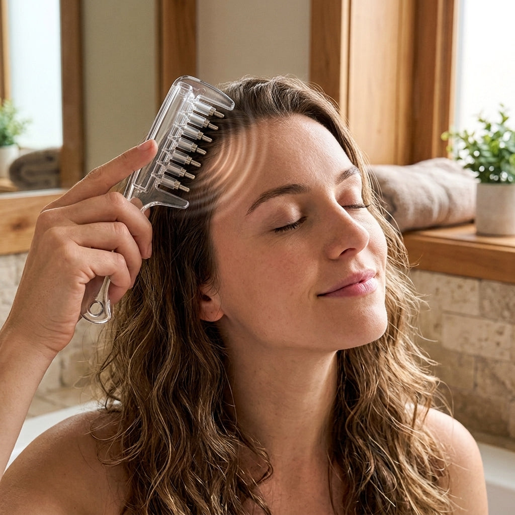 Refillable Scalp Serum Applicator Comb