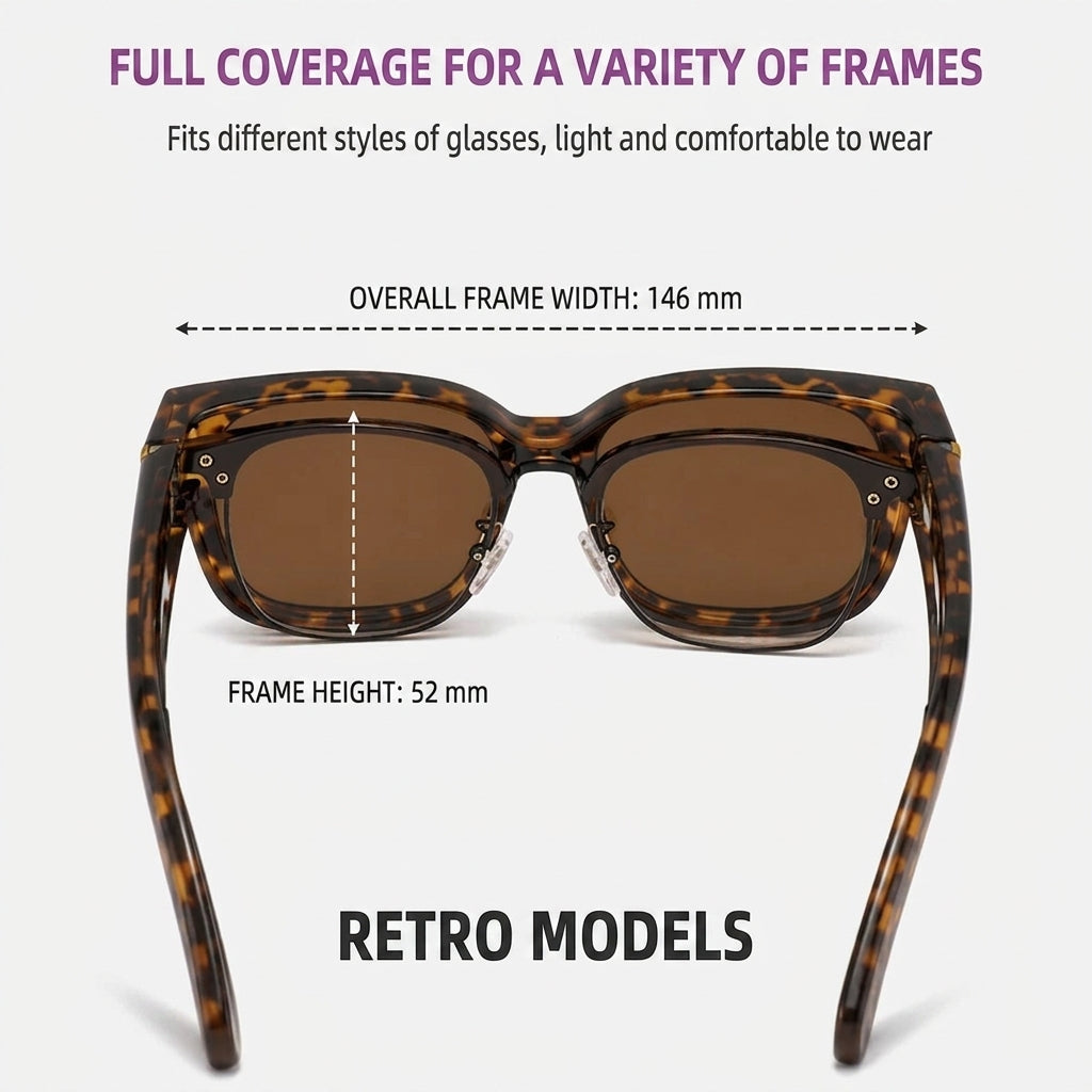 Optic Over™ Polarized Sunglasses for Prescription Glasses