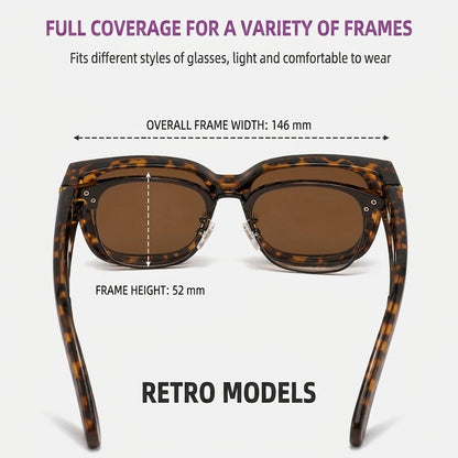 Optic Over™ Polarized Sunglasses for Prescription Glasses