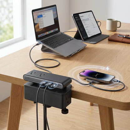 PowerHub™ 10-in-1 Desk Clamp Power Strip with USB-C