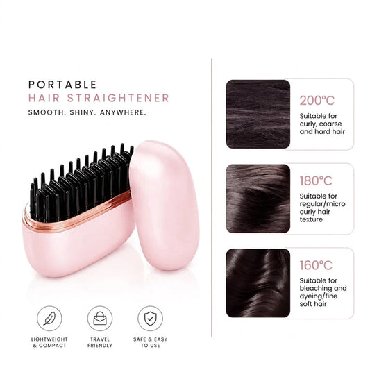 Cordless Straightening Comb | Smooth Hair Anywhere