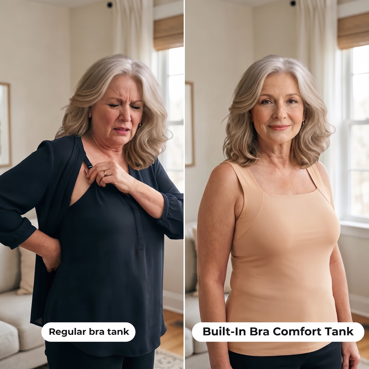 Built-In Bra Comfort Tank