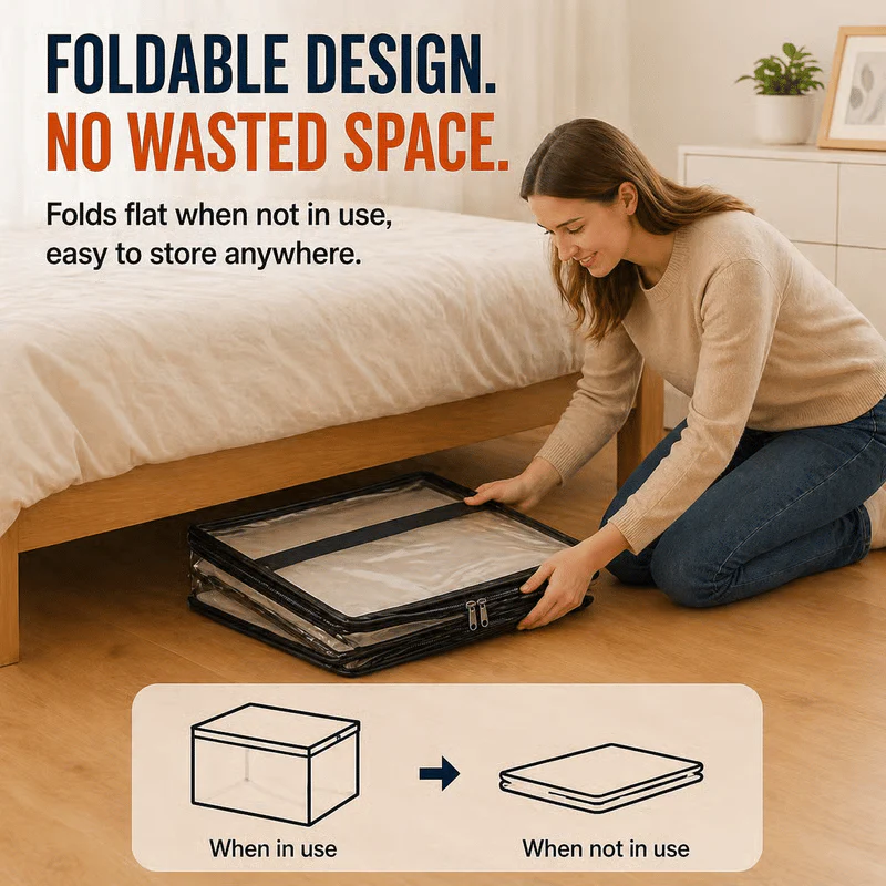 🔥Last Day 50% OFF🎁 Transparent Large-Capacity Storage Bag