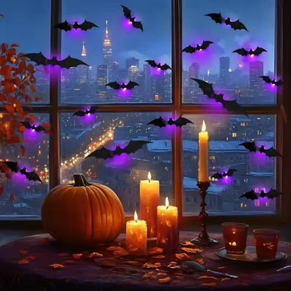 BatVibe Pro™ – LED Flying Bat Halloween Decor Set