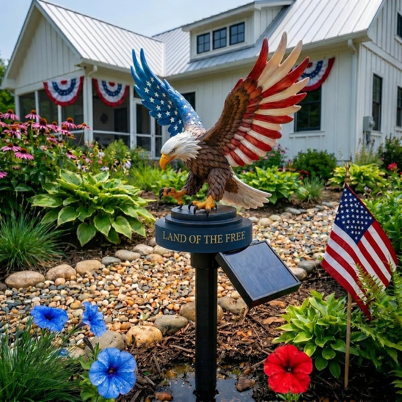 🔥LAST DAY 50% OFF – Solar Eagle Garden Light