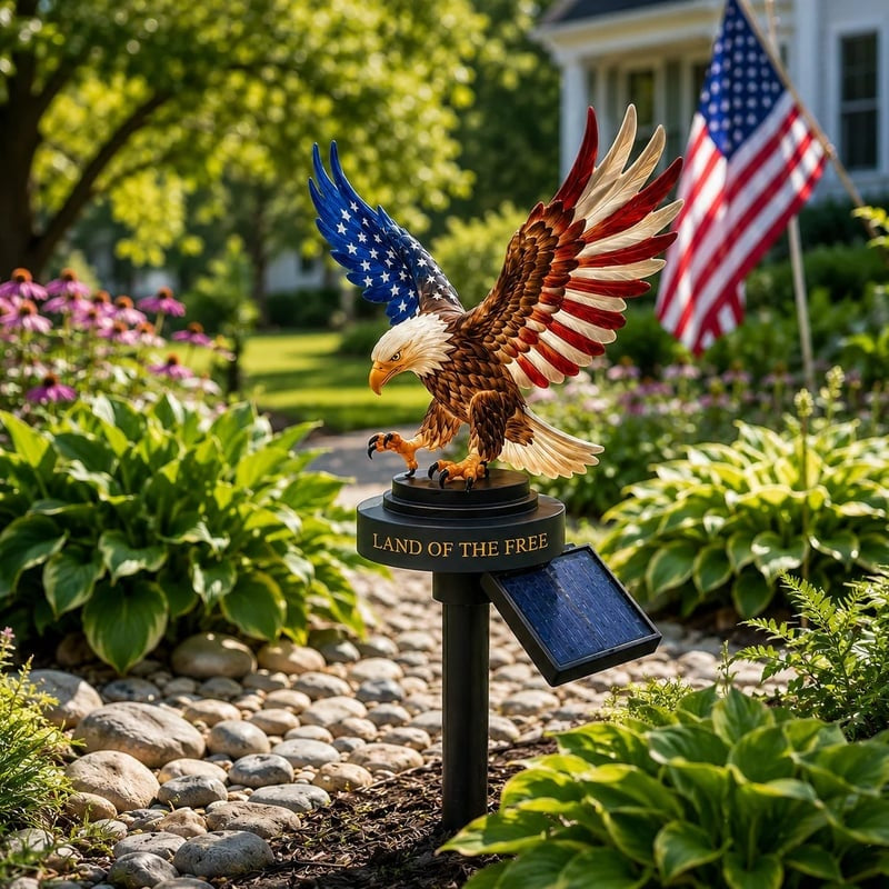 🔥LAST DAY 50% OFF – Solar Eagle Garden Light