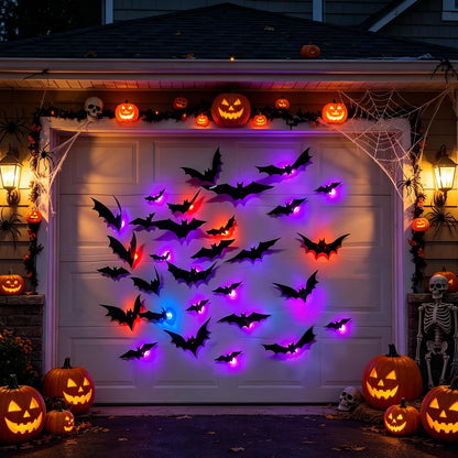 BatVibe Pro™ – LED Flying Bat Halloween Decor Set
