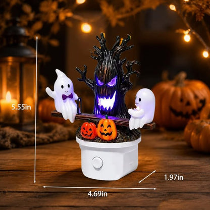 Animated Seesaw Ghost Plug In LED Night Light