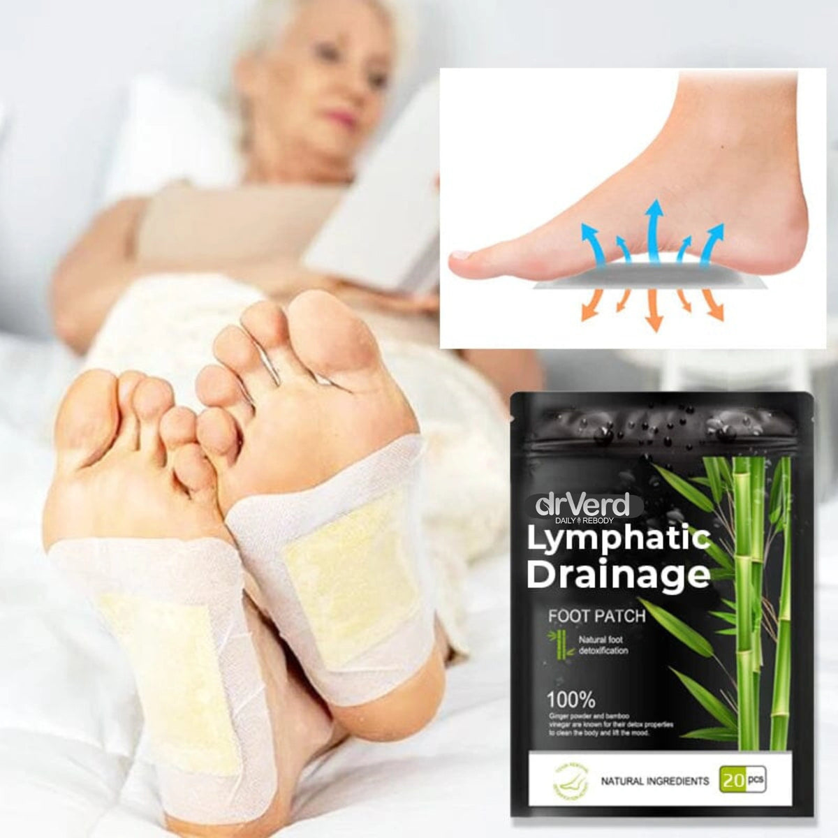 Detoxplus™ Lymphatic Drainage Foot Pads