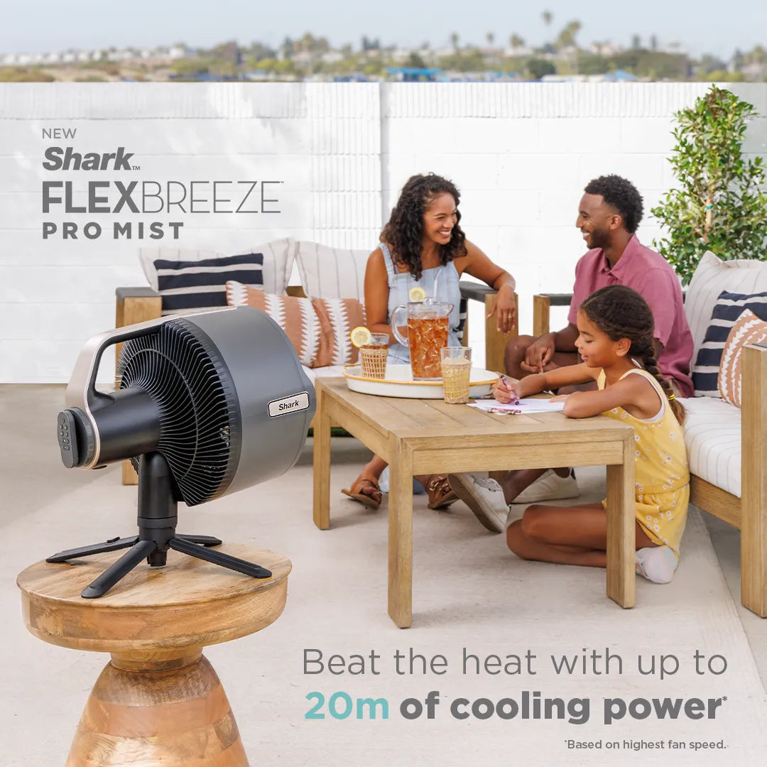 Shark FlexBreeze Pro Mist — Beat the Heat, Indoors or Out