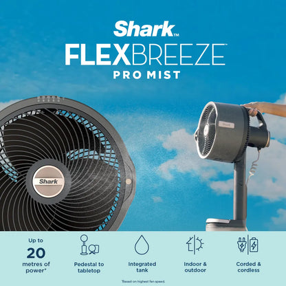 Shark FlexBreeze Pro Mist — Beat the Heat, Indoors or Out
