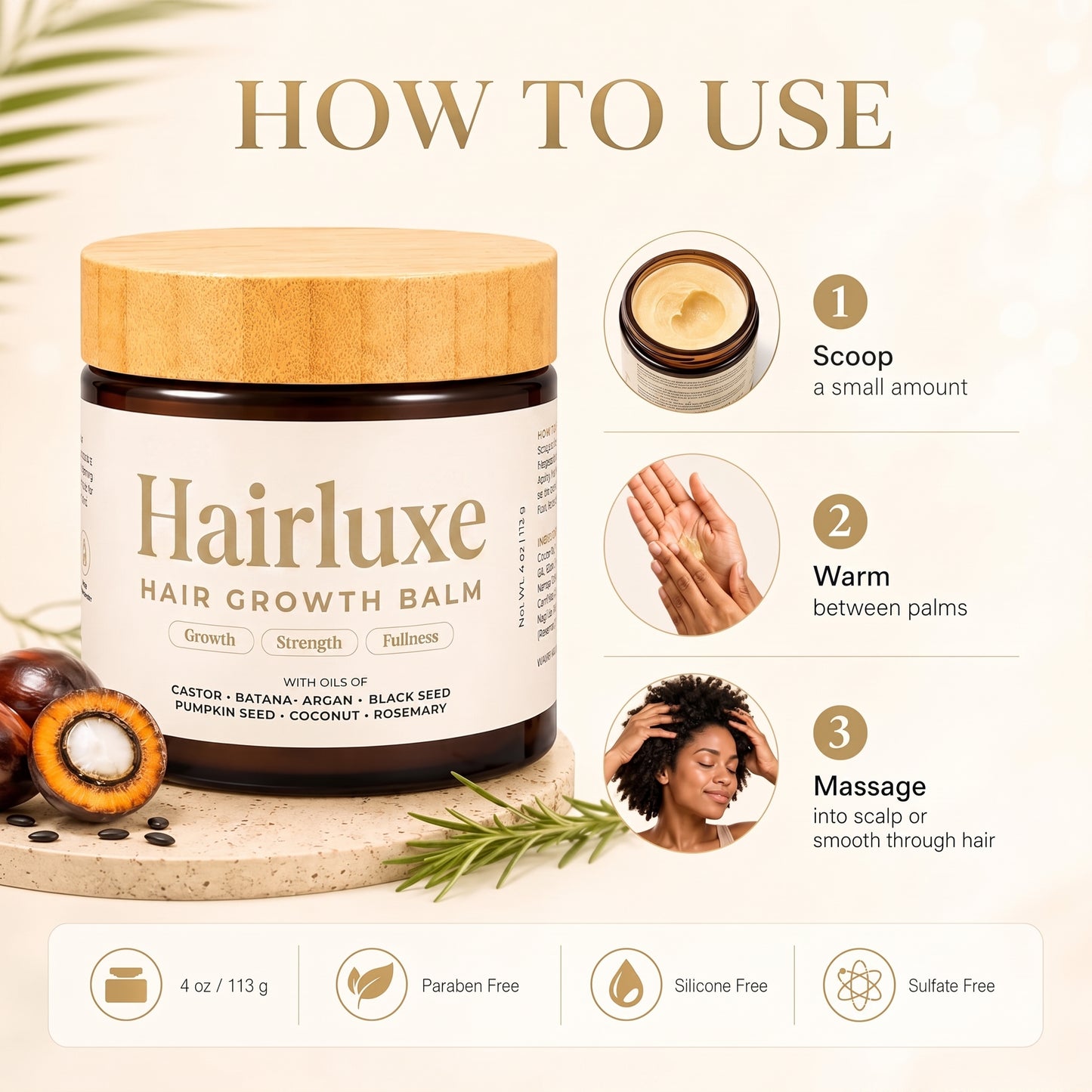 Hairluxe™ Hair Growth Balm