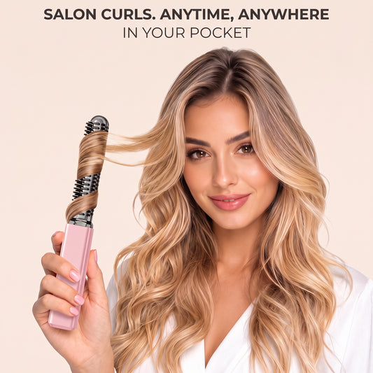 Mini Cordless Curling Iron | Quick Pocket-Size Curls Anywhere