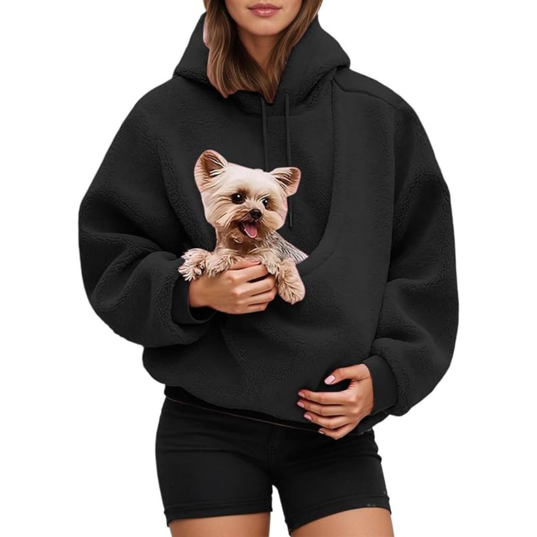 Sherpa Pet Carrier Hoodie