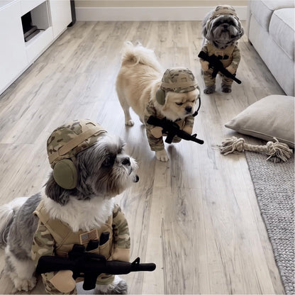 Pet Tactical Soldier Outfit