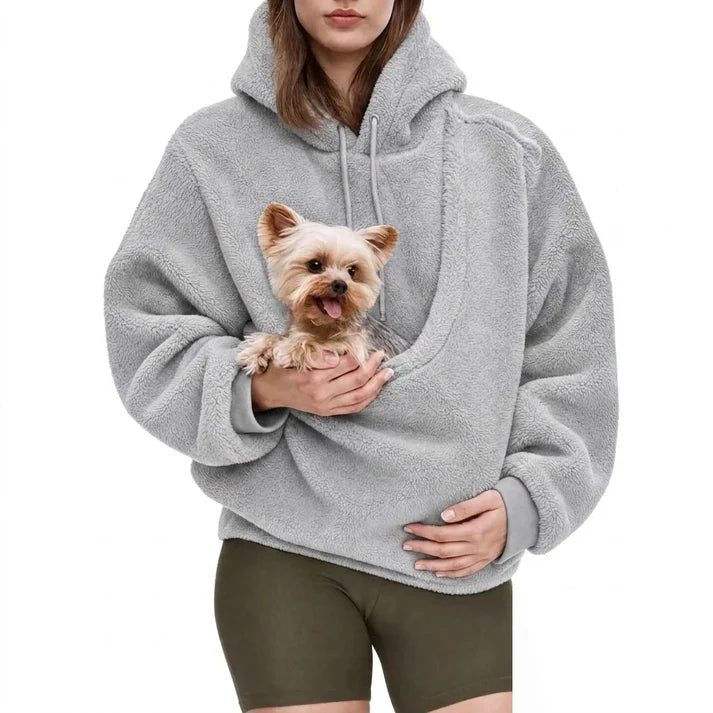 Sherpa Pet Carrier Hoodie