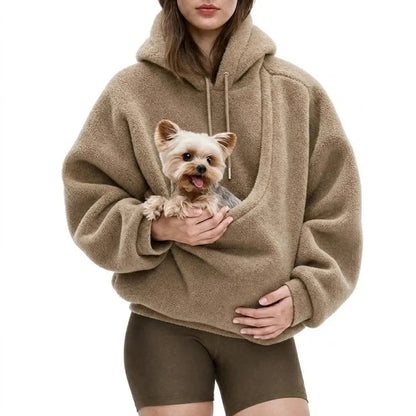 Sherpa Pet Carrier Hoodie