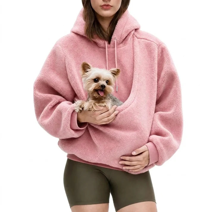 Sherpa Pet Carrier Hoodie