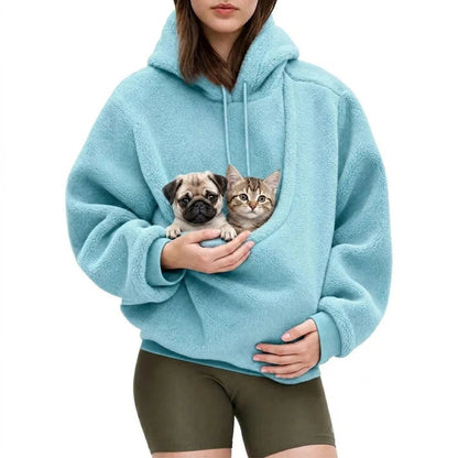 Sherpa Pet Carrier Hoodie