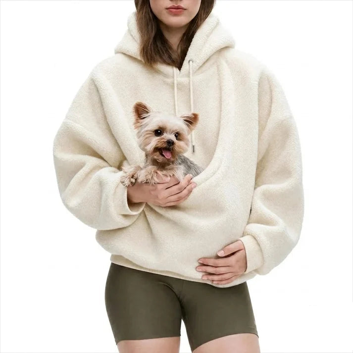 Sherpa Pet Carrier Hoodie