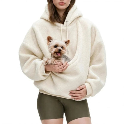 Sherpa Pet Carrier Hoodie