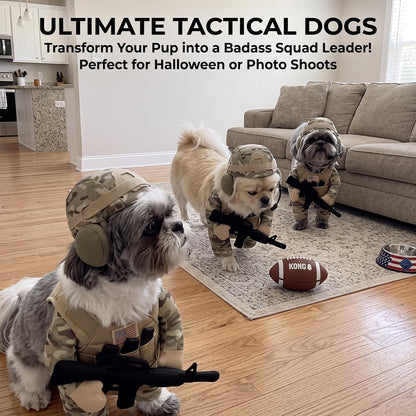 Pet Tactical Soldier Outfit