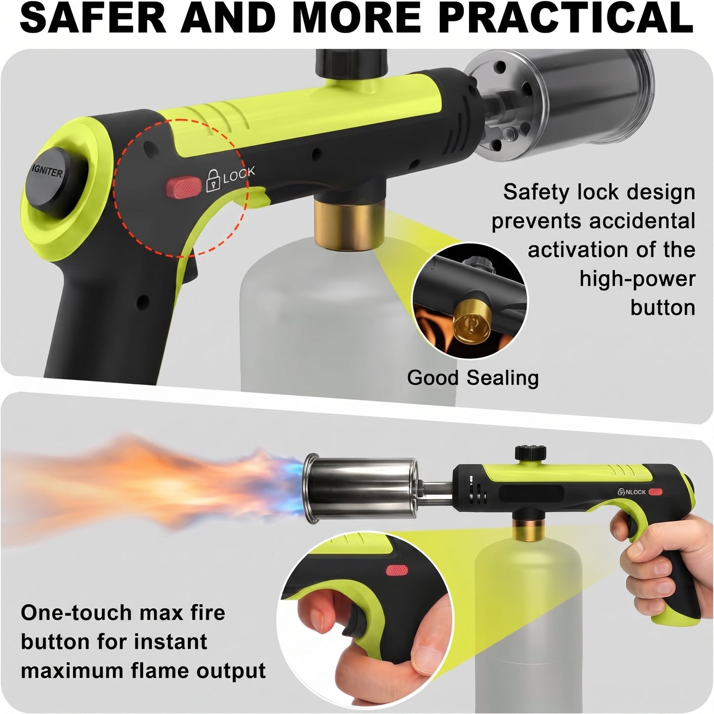 Powerful Propane Torch Gun